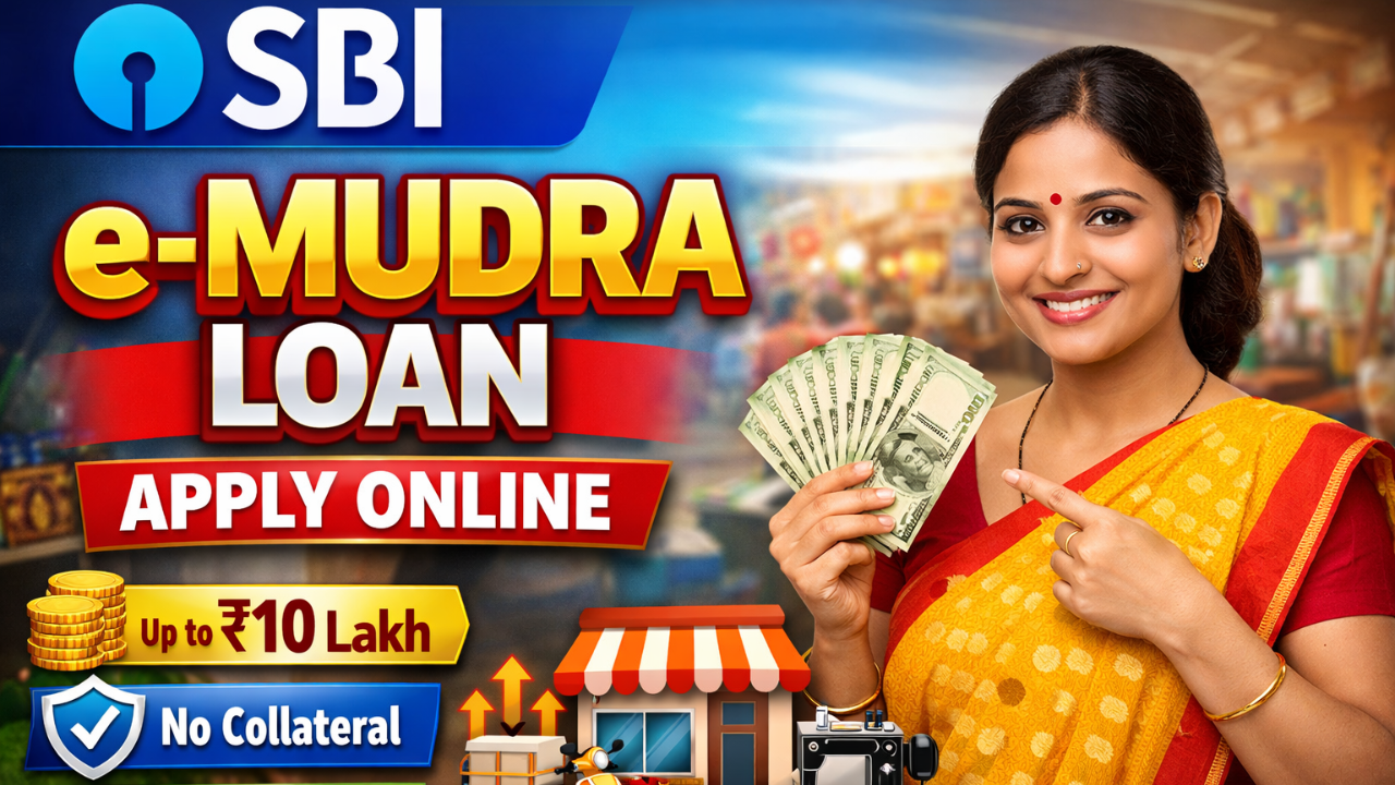 SBI e-Mudra Loan Apply Online
