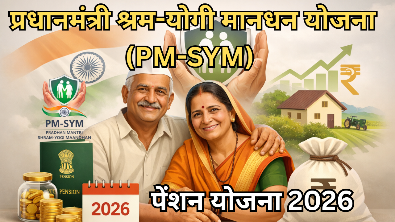 Pradhan Mantri Shram Yogi Maan-Dhan Yojana/प्रधानमंत्री श्रम-योगी मानधन योजना (PM-SYM)