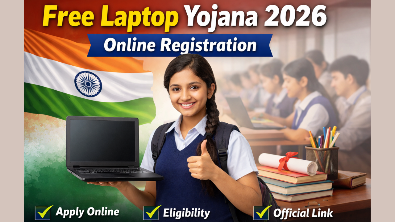 Free Laptop Yojana 2026 Online Registration