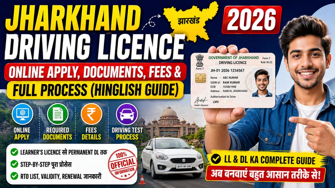 Jharkhand Driving Licence 2026