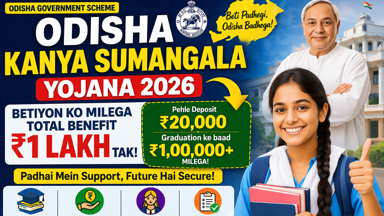 Odisha Kanya Sumangala Yojana 2026