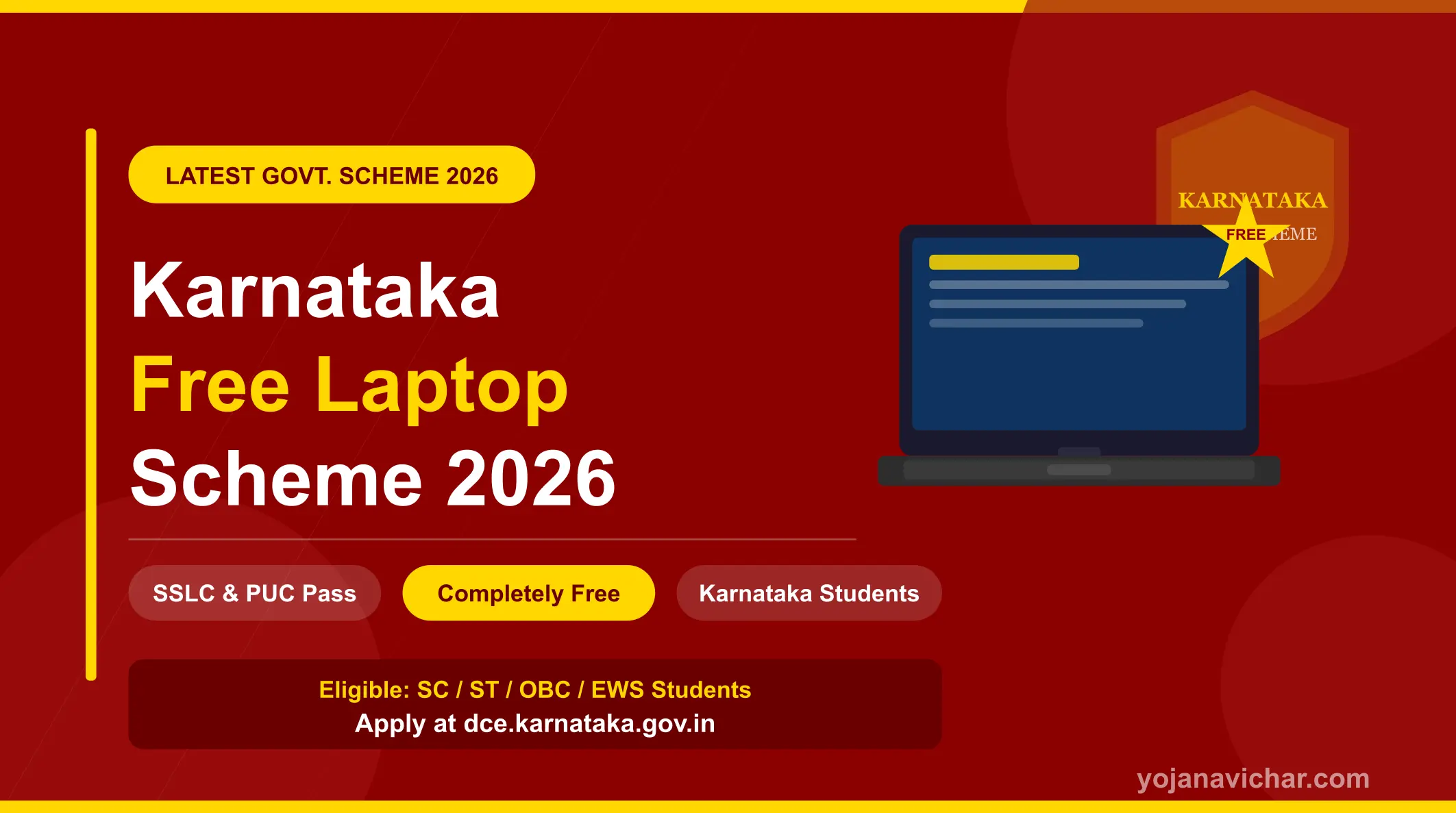 Karnataka Free Laptop Scheme