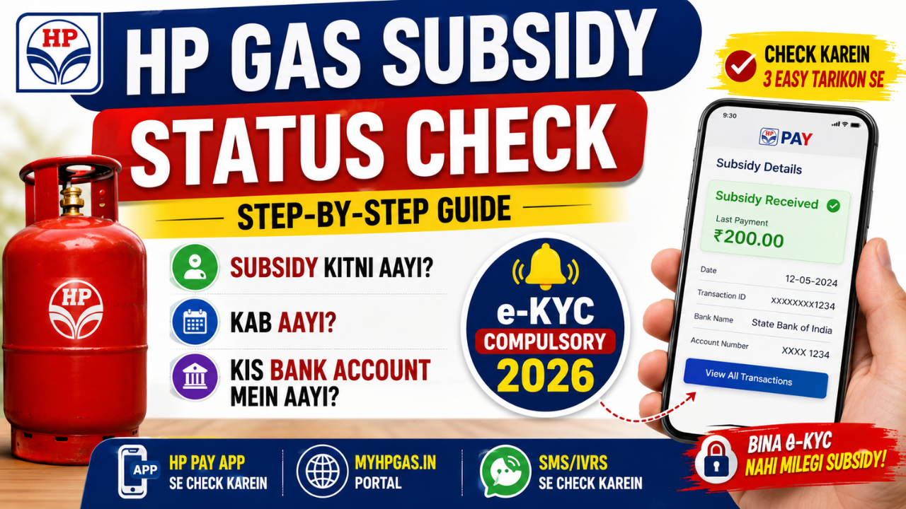 HP Gas Subsidy Status