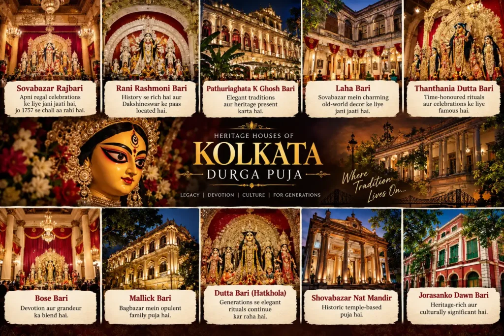 Kolkata Heritage Houses Durga Puja Legacy